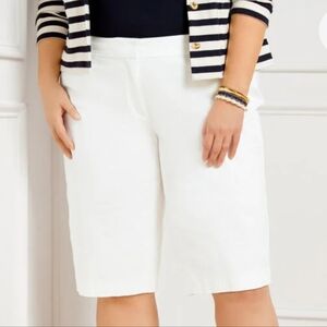 NWT Talbots The Perfect Shorts 13" White